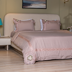 Tekstil yataq dəsti Cehizçi Laura Grand (WH-54) Powder