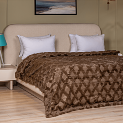 Покрывало Cehizçi Laura Grand TM-3-9 Коричневый CK