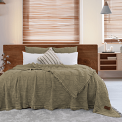 Покрывало Şahəsər Müslin Oscar CK Зеленый