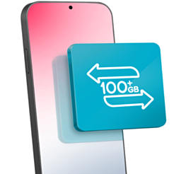 Передача данных на смартфон (100 ГБ+)