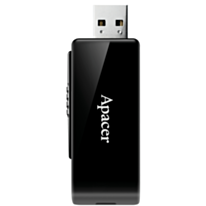 Fleş kart Apacer 128 GB USB 3.2 Gen 1 Black AH350/AP128GAH350B-1