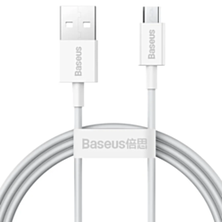 Naqil Baseus Superior 2A MicroUSB 1 m White CAMYS-02
