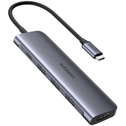 Hub Ugreen USB Type-C CM136-5020 Gray