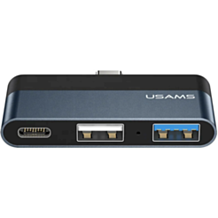 Hub Usams US-SJ490 / SJ490HUB01 Dark Grey