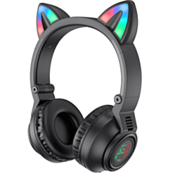 Qulaqlıq Borofone BO18 Cat Ear Black