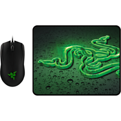 Gaming Mouse Razer Abyssus + Pad Goliathus Terra Black