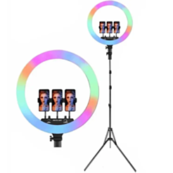 Selfie ring RGB LED 45 см