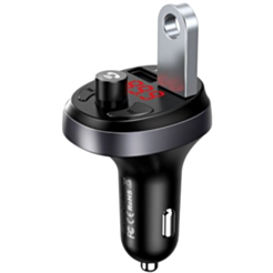 FM модулятор Usams US-CC062 C11 Black CC62GC01