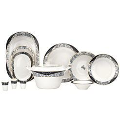 Serviz dəsti  Schafer Tılsım Lace 60 parça Göy  8699131790502