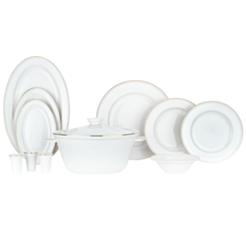 Serviz dəsti Schafer Queen Glory Bone 60 parça Qızılı 8699131783382