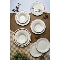 Serviz dəsti Tabak Evi Stoneware Antik 24 parça FLY24YKPRS962