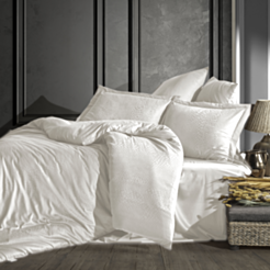 Tekstil yataq dəsti Şahəsər Jakarlı Saten Austin CK Bej