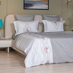 Tekstil yataq dəsti Cehizçi Laura Grand (WH-60) Grey