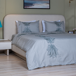 Tekstil yataq dəsti Cehizçi Laura Grand (WH-31) Grey