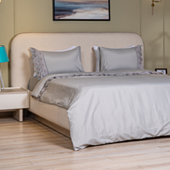 Tekstil yataq dəsti Cehizçi Laura Grand (WH-69) Grey