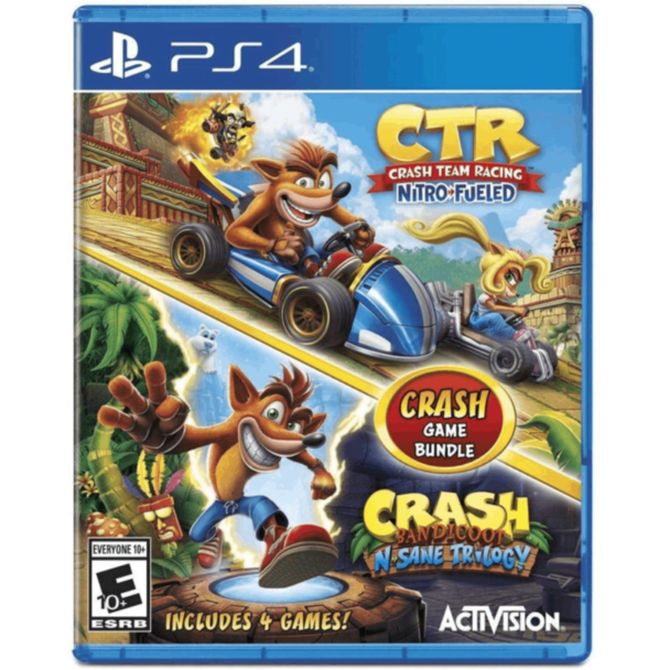 Disk Playstation 4 (Crash Nitro Fueled + Nsane Trilogy)