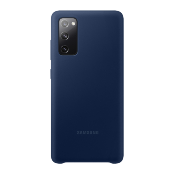 Qoruyucu Örtük Samsung S20Fe Silicone Cover Dark Blue Ef-Pg780Tnegru