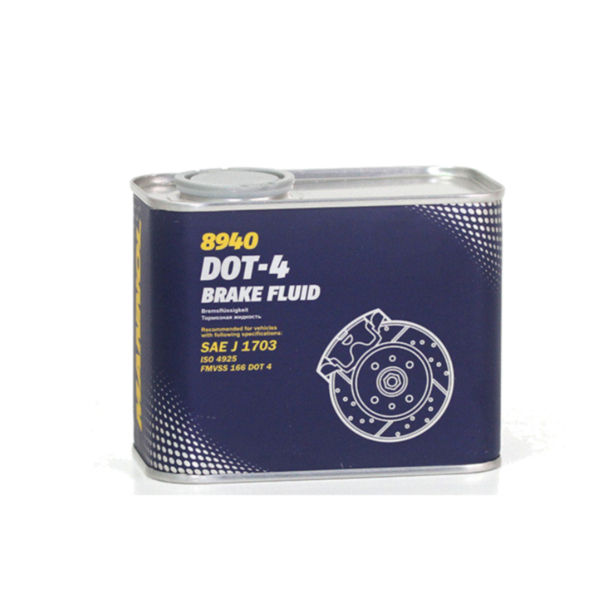 Mannol 8940 HBF DOT 4 0.5Л Металл
