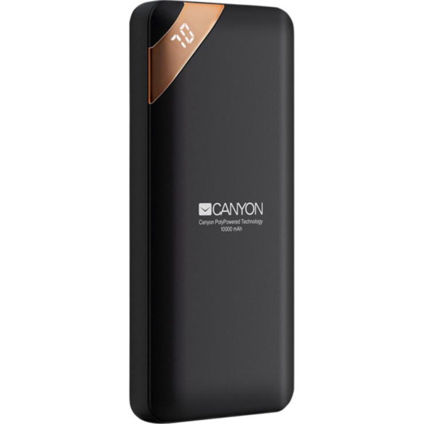 Powerbank Canyon 10000 мАч Compact / CNE-CPBP10B