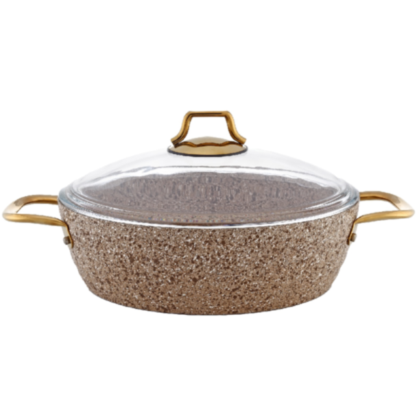 Qazan Shosman Qranit Pro-Plus 26 sm krem 4mm 4872