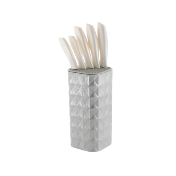 Набор ножей Schafer Quick Chef Standli 6 предметов Белый 8699131772744