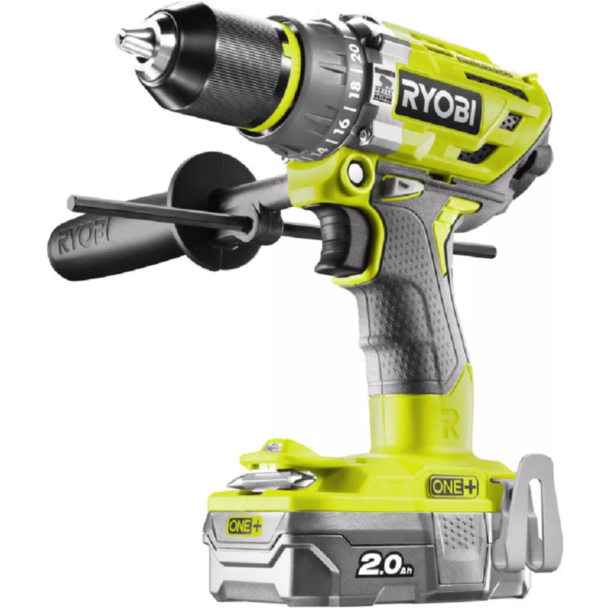 Дрель-шуруповерт Ryobi  R18PD7-220B (Bag+2X2.0)