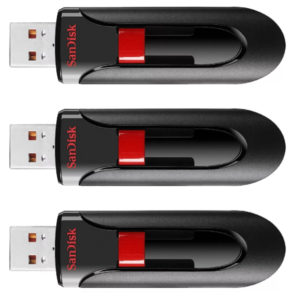 SanDisk Cruzer Glide 32 GB 3-Pack SDCZ60-032G-G46T