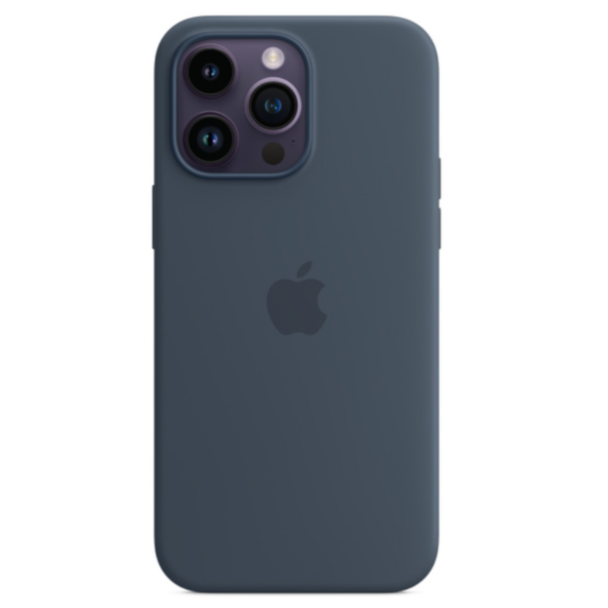 Чехол iPhone 14 Pro Max Silicone With MagSafe - Storm Blue MPTQ3ZM/A
