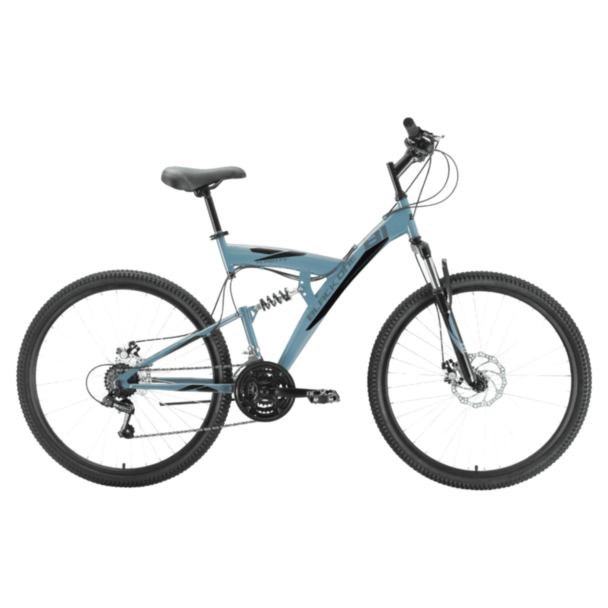 Velosiped Black One Flash FS 27.5 D 18 - Grey-Black