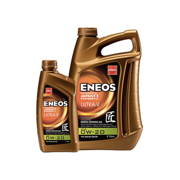 Моторное масло Eneos Ultra-V 0W-20 A 4L