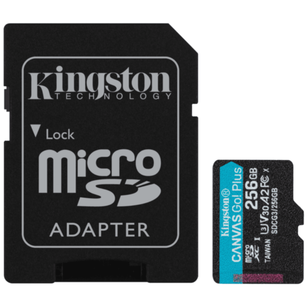 Kingston Go Plus 256GB 170R V30 / SDCG3/256GB-N
