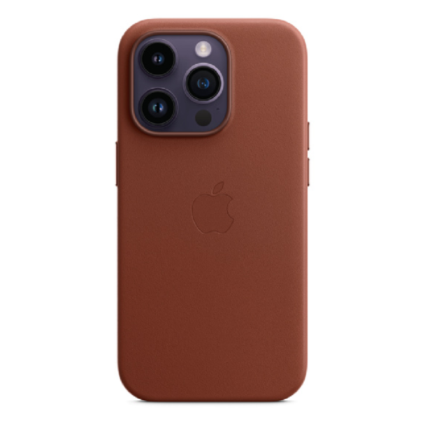 Чехол iPhone 14 Pro Leather With MagSafe-Umber MPPK3ZM/A