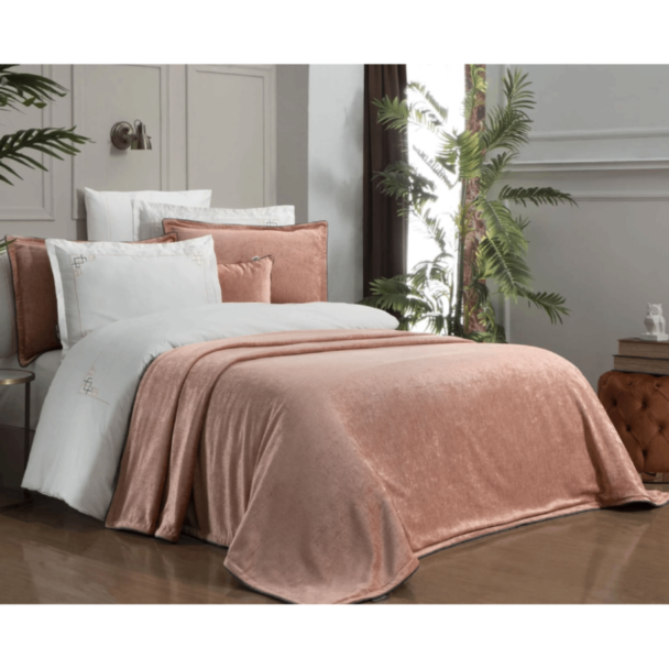 Yataq örtüyü + tekstil yataq dəsti Sarev Oscar Mərcan