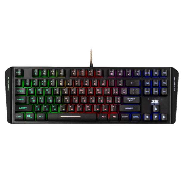 Игровая клавиатура 2E KG355 LED Black KG355UBK