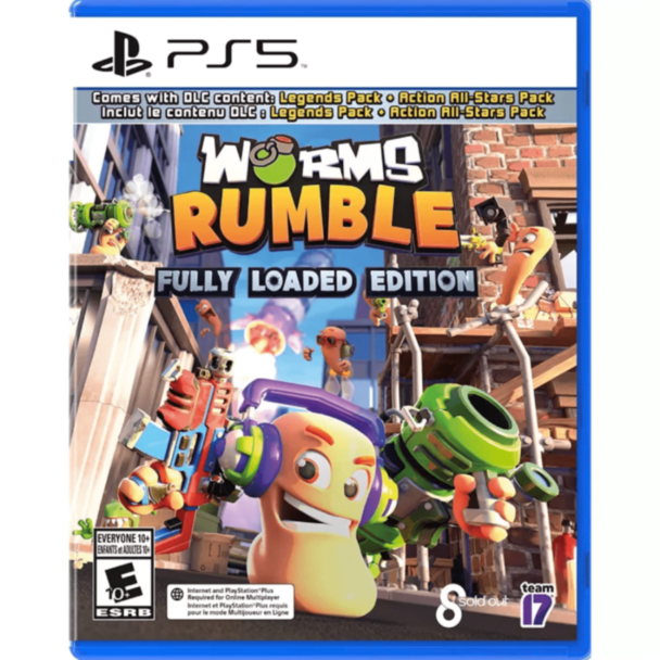 Диск Playstation 5 (Worms Rumble Fully Loaded Edition)