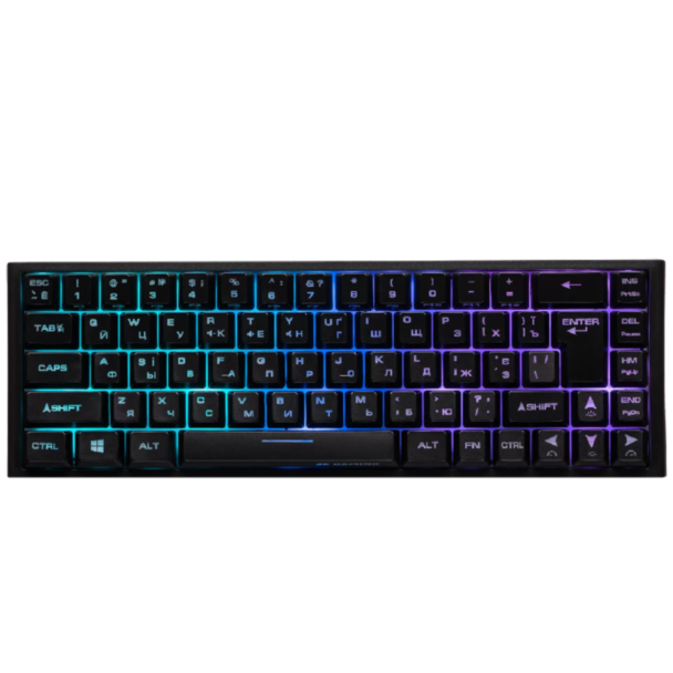 Игровая клавиатура 2E KG350 RGB Black KG350UBK