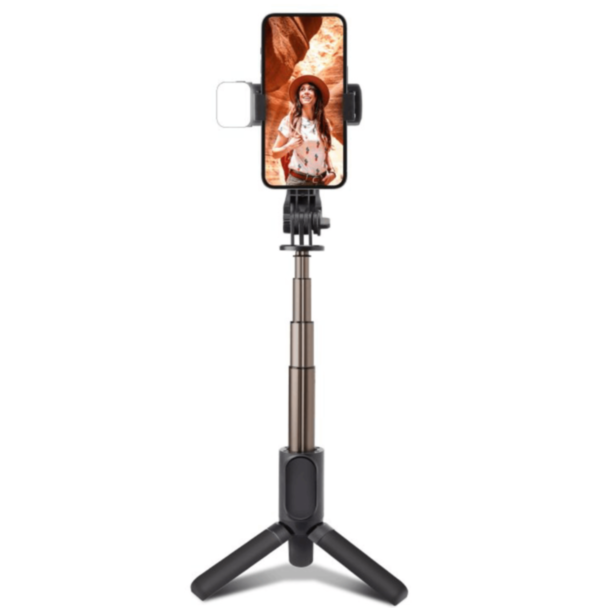 SBS Led Selfie Stick Pro+Tripod / TESELFIETRIPODPROBTK