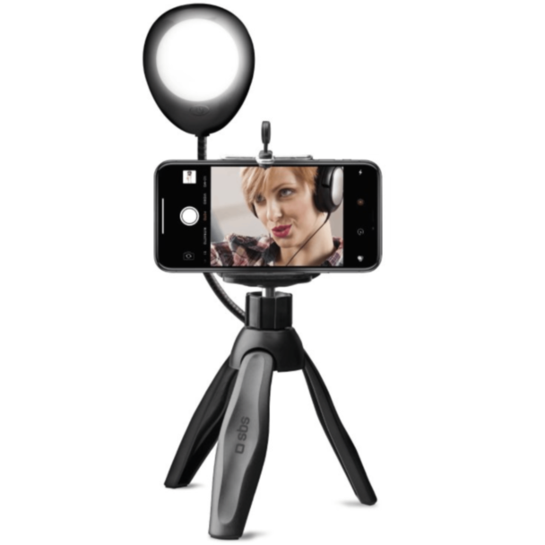 SBS Selfie Tripod + Light / TESELFIERINGMINI