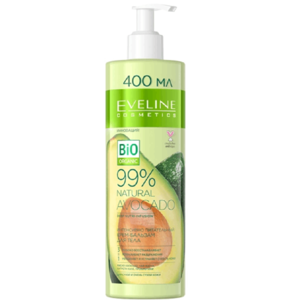 Крем для тела Eveline Natural Авокадо 400ML 5903416035527