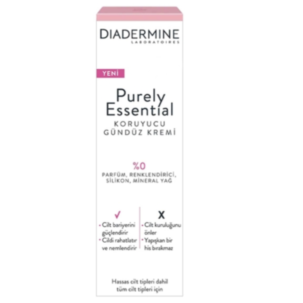 Крем для лица Diadermine Purely Essential дневной крем защитный 40мл