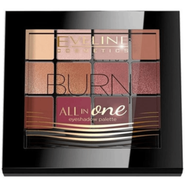 Göz kölgəsi Eveline Palette Burn 03