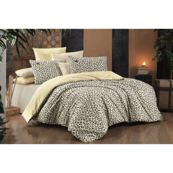 Nevresim takımı- Sarev Pars Fancy Poplin NT K TK 1Y D, Bej