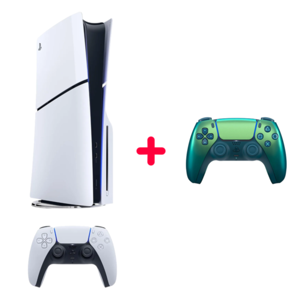 Игровая приставка PlayStation 5 Slim 1 TB 1000049742 + DualSense Chroma Teal