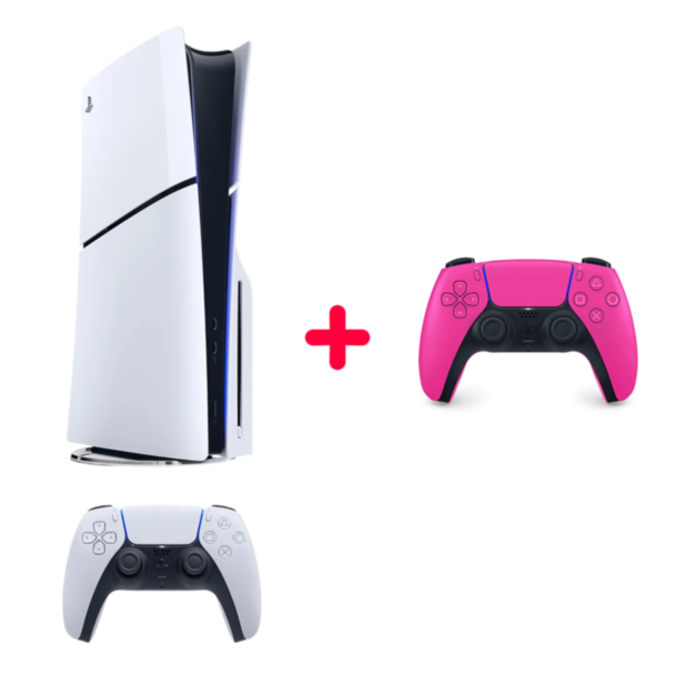Oyun konsolu PlayStation 5 Slim 1 TB 1000049742 + DualSense Nova Pink