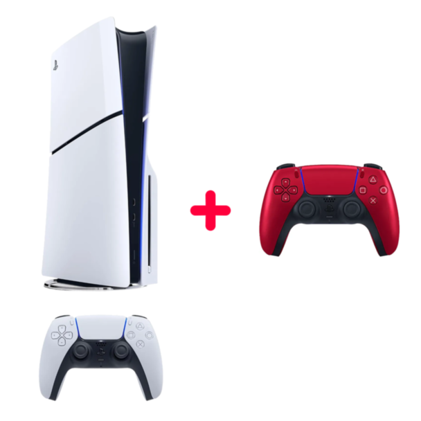Oyun konsolu PlayStation 5 Slim 1 TB 1000049742 + DualSense Volcanic Red