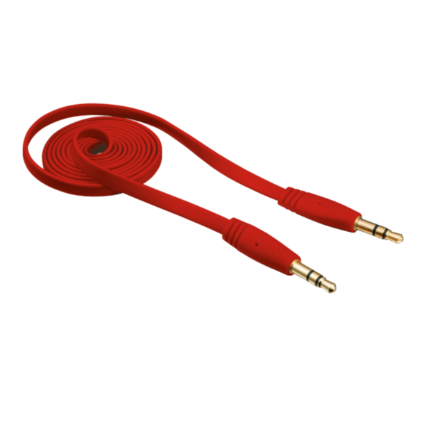 Trust Flat Audio Cable 1M Red