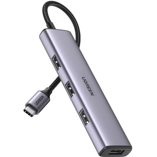 USB Hub Ugreen USB 3.0 CM473_20841 Silver
