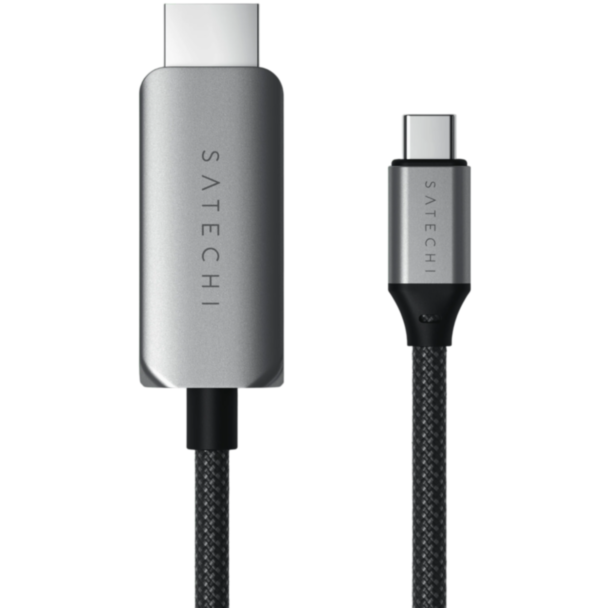Ötürücü Satechi USB Type-C 8K ST-YH8KCM Space Gray