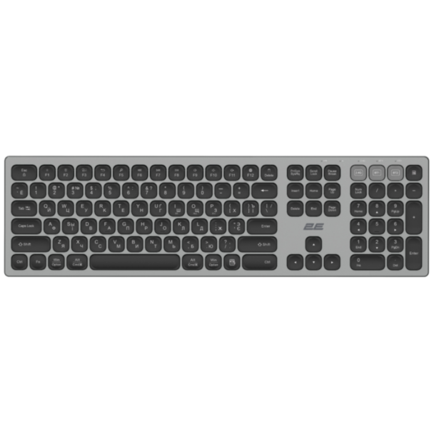 Клавиатура 2E KS270 2E-KS270WBGR Grey Black