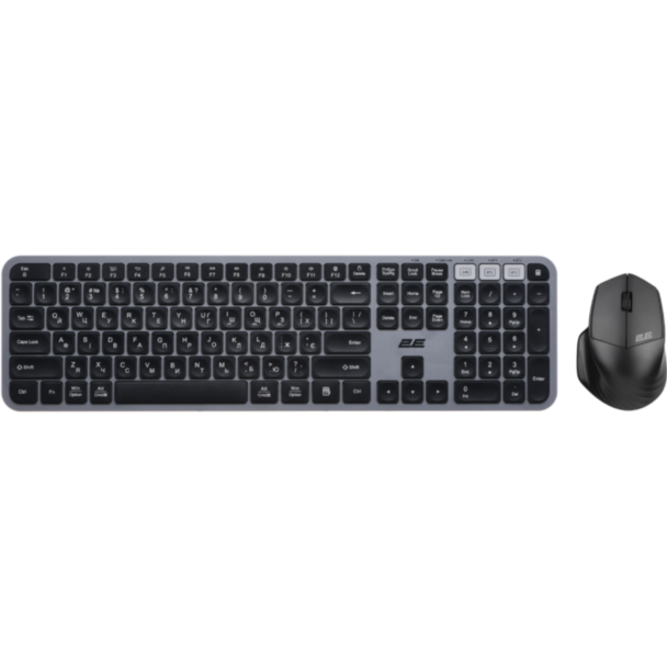 Клавиатура 2E MK440 2E-MK440WBGR_UA Combo Grey Black